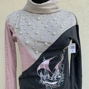 Disney Parks Women Shirt XS Peter Pan Long Sleeve